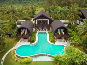 kudat riviera private beach villa resort