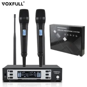 Wireless Karaoke Microphone Set (2 handheld mics + USB receiver)