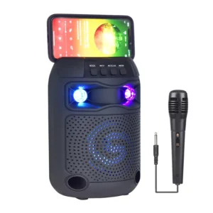 Portable Voice Amplifier with Wired Mic and Bluetooth Speaker