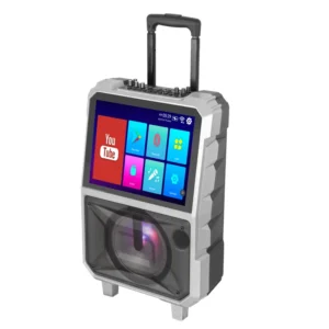 Android Touchscreen Home Theater Karaoke Speaker with 8" Subwoofer