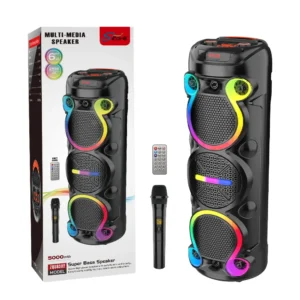 SING-E ZQS6302 Portable Flashing Karaoke Music Speaker