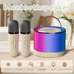 K52 Multifunction Bluetooth Karaoke Speaker with Dual Microphones