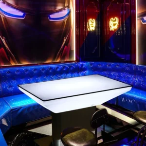 KTV Luminous Sofa and Coffee Table Set for Karaoke Bars