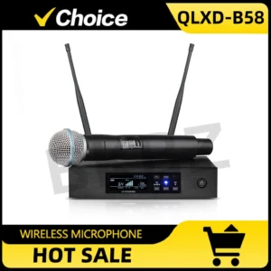 Wired Dynamic Vocal Microphone for Karaoke (cardioid type SM58 style)